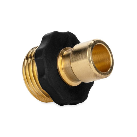 Camco 20136 Camco 20136 Fresh Water Hose Connector Quick Connect Fits Standard Garden Female Coupling Brass With Automatic Shut Off Valve