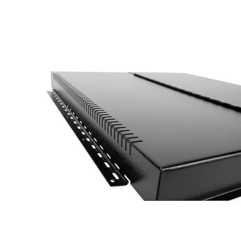 Camco 43554 Stove Top Cover Universal Fit Black Powder Coated Steel Does Not Silence Rattles