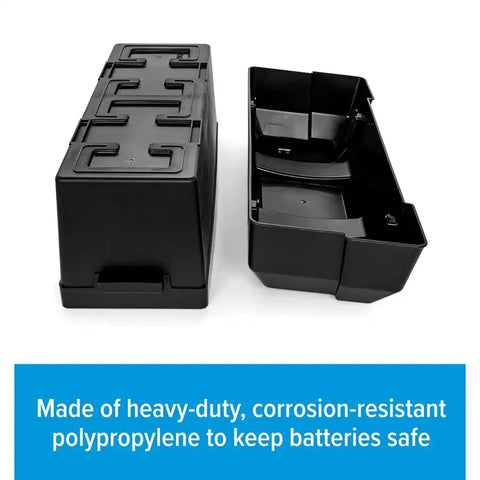 Camco 55374 Battery Box Fits Two 6V Group GC2 Batteries Or 12V 24/ 24M