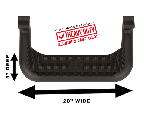 Carr 124031-1 Super Hoop Assist/Side Step XP3 Black Powder Coat Single