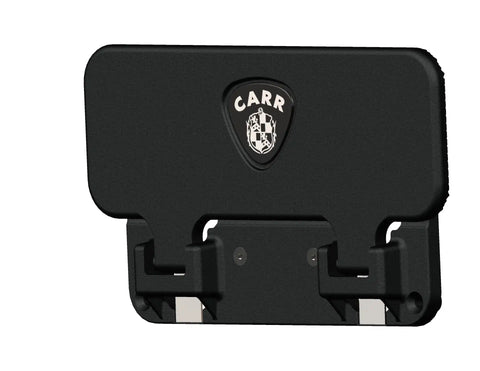 Carr 190001 Mega Step Flat Mount XP3 Black Powder Coat Single