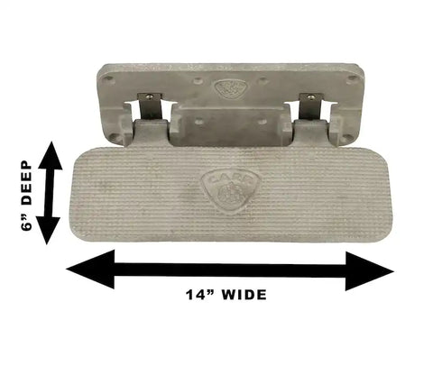 Carr 190015 Mega Step Hitch Mount XM4 Mechanical Matte Finish Single