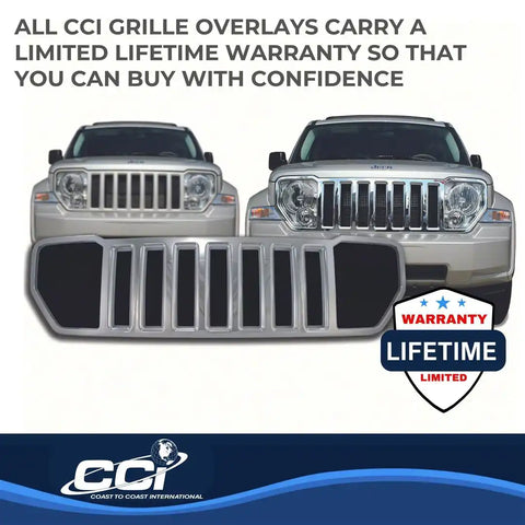 Coast To IWCGI55 Overlay Horizontal Bar Style 1 Piece Chrome Plated ABS Plastic