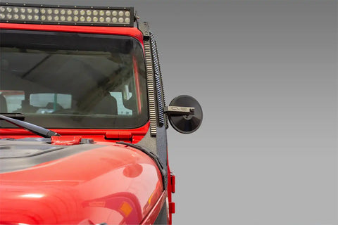 DV8 Offroad D-JP-190049-A 07-21 Jeep Wrangler JK/JL Trail Mirrors for Picatinny Rail