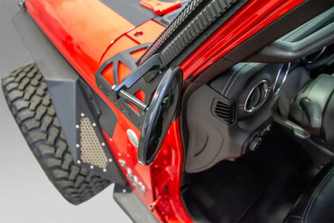 DV8 Offroad D-JP-190049-A 07-21 Jeep Wrangler JK/JL Trail Mirrors for Picatinny Rail