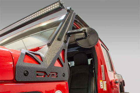 DV8 Offroad D-JP-190049-A 07-21 Jeep Wrangler JK/JL Trail Mirrors for Picatinny Rail