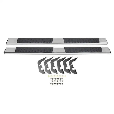 Westin 28-71020 - R7 Nerf Step Bars Stainless Steel Mount Kit Included For Double Cab Extended