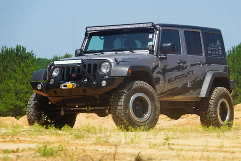 Superlift K997B 4 Lift Kit - 07-18 Wrangler JK 4-door w/ Reflex Ctrl Arms & Bilstein Shocks