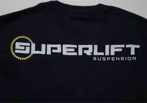 Superlift PC55PXL Jet Black XL T- Pocket Style Front with Emblem and logo Back