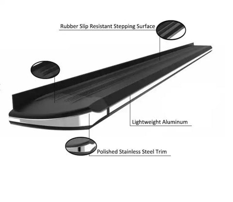 Black Horse Off Road EX-NI370 Exceed Running Boards
