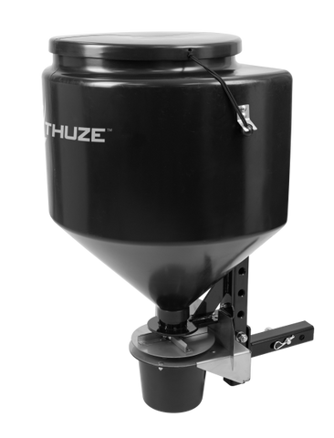 Enthuze 4.4 cu ft Salt Spreader – Universal Hitch-Mount for 2" Rear Receivers