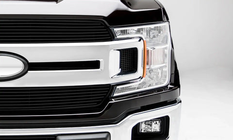 T-Rex Grilles 20571B Billet Grille, Black, Aluminum, 2 Pc, Insert