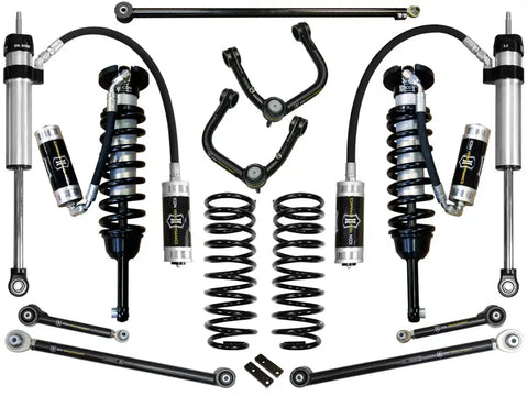 ICON Vehicle Dynamics FRDK_K53066T ICON 2010-2023 Toyota 4Runner/2010-2014 Toyota FJ Cruiser 0-3.5" Lift Stage 6 Suspension System Tubular UCA