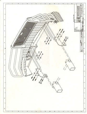 Ranch Hand FSC08HBL1 Bumper SUMMIT One Piece Design Direct-Fit Mounting Hardware