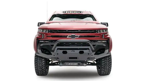 Fab Fours CH15-X2751-1 - Matrix Front Bumper 2 Stage Black Powder Coat 7/8 in. D-Ring Mounts No Guard