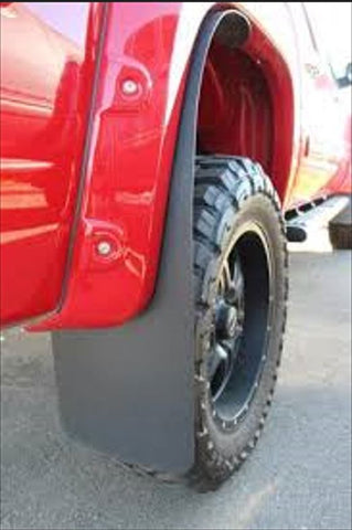 12X36 Fender Flair Long-John Style Mud Flaps Diamond Plate On one Side Smooth On the Other Side