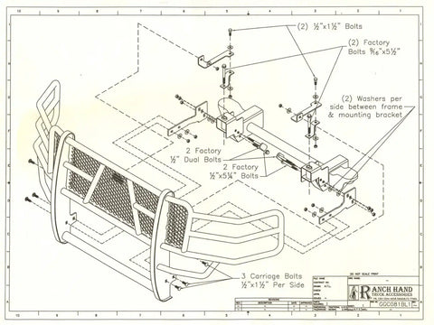 RANCH HAND GGC081BL1 07-10 SILVERADO HD LEGEND