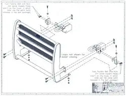 Ranch Hand GGF111BL1 Legend Series Grille Guard Retains Factory Tow Hook