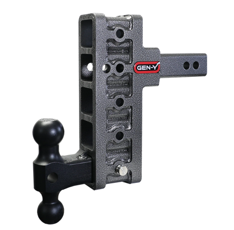 GH-415 MEGA-DUTY 2" Offset Shank  2.5" Rise 7.5" Drop 2K TW 10K Hitch & Dual-Ball