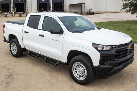 Raptor Series GTS25CH Magnum RT Gen 2 - Drop Steps Black Textured Alloy Steel 15-24 Chevy Colorado/GMC Canyon Crew Cab