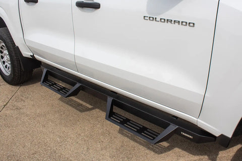 Raptor Series GTS25CH Magnum RT Gen 2 - Drop Steps Black Textured Alloy Steel 15-24 Chevy Colorado/GMC Canyon Crew Cab