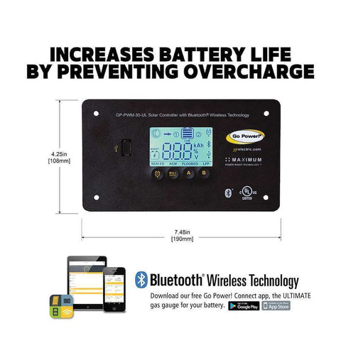 Go Power GP-PWM-30-UL: 30 AMP PWM DIGITAL SO