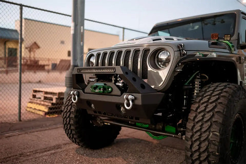 DV8 Offroad HLCJL-02 2018-22 Jeep JL & 2020-22 JT LED Headlights Black