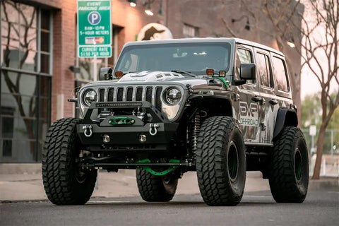 DV8 Offroad HLCJL-02 2018-22 Jeep JL & 2020-22 JT LED Headlights Black