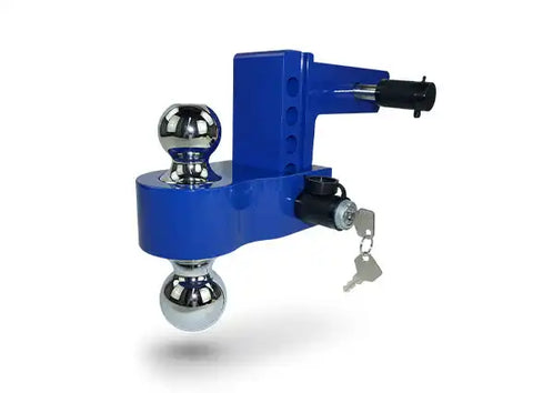 Pacbrake Ball Mount 2 Inch Shank 4 Inch Drop Blue