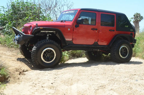 DV8 Offroad HT07FB42-PW 07-18 Jeep JK 4-Door Hard Top Fastback Primer with Wiper