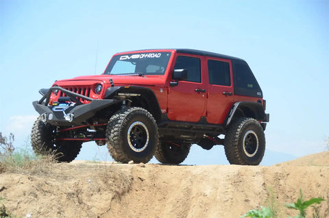 DV8 Offroad HT07FB42-PW 07-18 Jeep JK 4-Door Hard Top Fastback Primer with Wiper