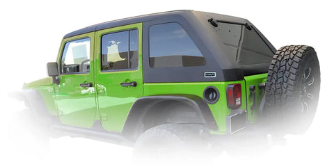 DV8 Offroad HT07FB42-PW 07-18 Jeep JK 4-Door Hard Top Fastback Primer with Wiper