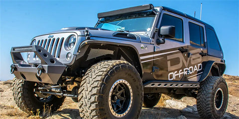 DV8 Offroad HT07FB42-PW 07-18 Jeep JK 4-Door Hard Top Fastback Primer with Wiper