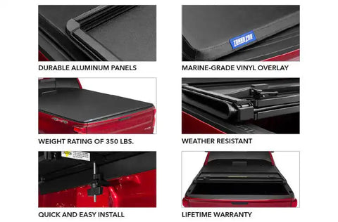 Tonno Pro HF-569 - Hard Fold 22-23 Toyota Tundra w/ Ulty Trck Systm, w/o Trl Spcl Edtn Bx, 5' 7"