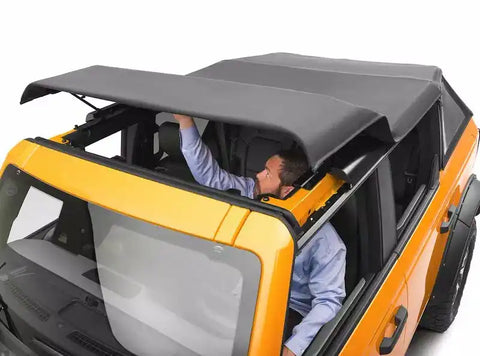 Havoc Offroad HFB-09-101 Soft Top Voyager Fastback Black Twill Cloth