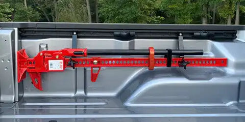 Hi-lift Jack HL-605 - 60 in All Cast Model. 7000 lb. Capacity. Red with a Black Handle.