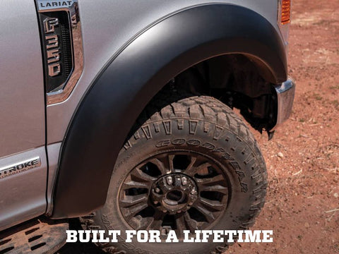 HUSKY 2802932 EXTEND-A-FENDER 1.75" COVERAGE FLARES (4) ; 11-16 SUPER DUTY; REPLACES BUS-20932-02