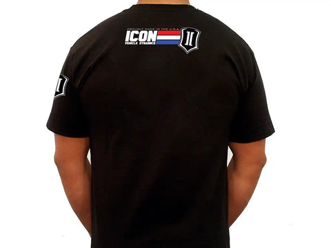 ICON Vehicle Dynamics FRDK_ICON-TEE-GI-BLK-XXXL ICON GI TEE BLACK - XXXLARGE