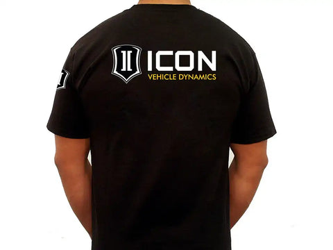 ICON Vehicle Dynamics FRDK_ICON-TEE-STD-BLK-L ICON STANDARD TEE BLACK - LARGE