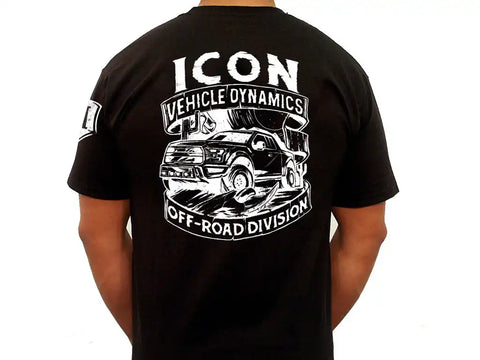 ICON Vehicle Dynamics FRDK_ICON-TEE-WST-BLK-XL ICON WESTERN TEE BLACK - XLARGE