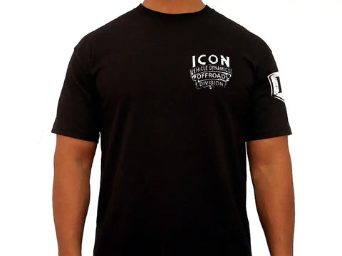 ICON Vehicle Dynamics FRDK_ICON-TEE-WST-BLK-XXL ICON WESTERN TEE BLACK - XXLARGE