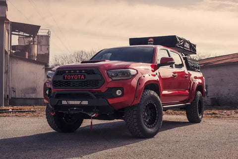 Body Armor 4x4 TC-19339 2016 Through 2021 Tacoma Hiline Front Winch Bumper