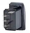 SWITCH CONTURA2 SPDT ON-OFF-ON BLK