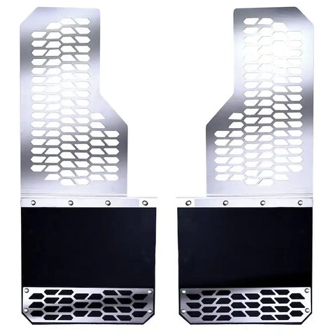 Putco 78060 - Mud Skins Flaps Polished Stainless Steel Features Hex Shield