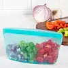 1.5 CUP REUSABLE SILICONE BAG TURQ