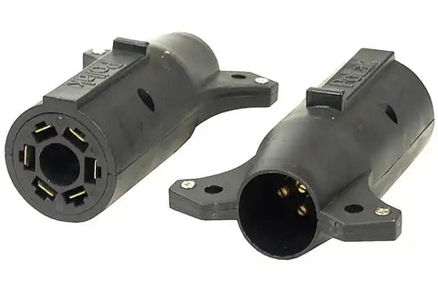 POLLAK 12-729P 7-WAY RV TO 6-WAY ROUND A