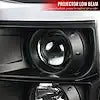 PROJECTOR HEADLIGHTS- BLACK ALSO FI