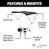 TAYLOR MADE 2021133088 SURESHADE  BATTERY POWERED BIMINI -