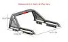 Black Horse Off Road GLRB-03B-PLB Gladiator Roll Bar Kit