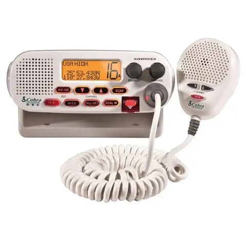 COBRA MR F45-D FIX VHF RADIO CLASS-D DSC WHT